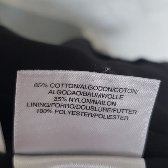 Anne Klein Black Animal Print Lace Overlay Dress Size 4 - Picture 7 of 8